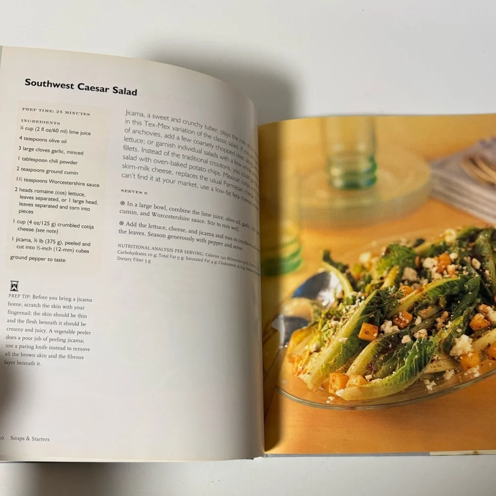 Williams Sonoma Fresh & Light Cookbook hardcover